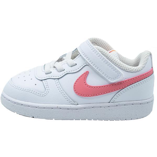 Pantofi sport copii nike court borough low 2 bq5453-124, 23.5, alb