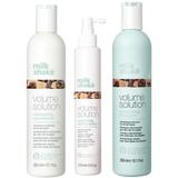 Set pentru par fin si subtire, Milk Shake, Volume Solution, Sampon 300ml + Balsam 300ml + Styling Spray 175ml