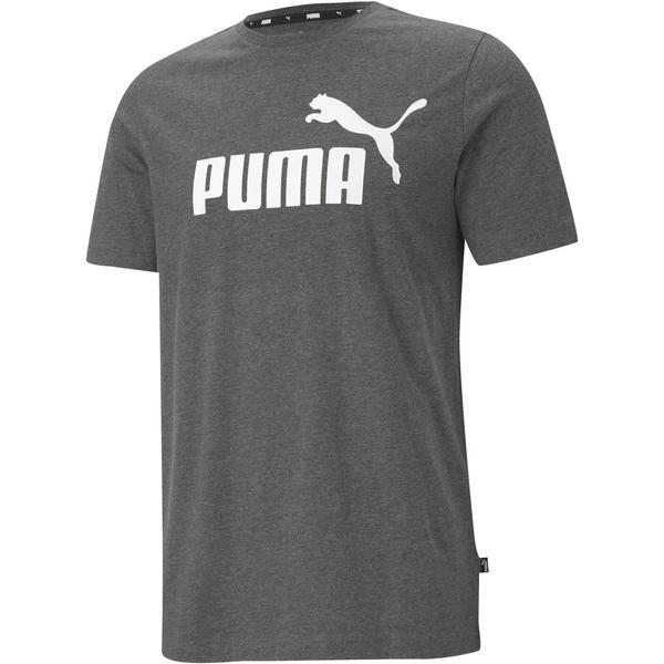 Tricou barbati puma essentials heather 58673601, s, gri
