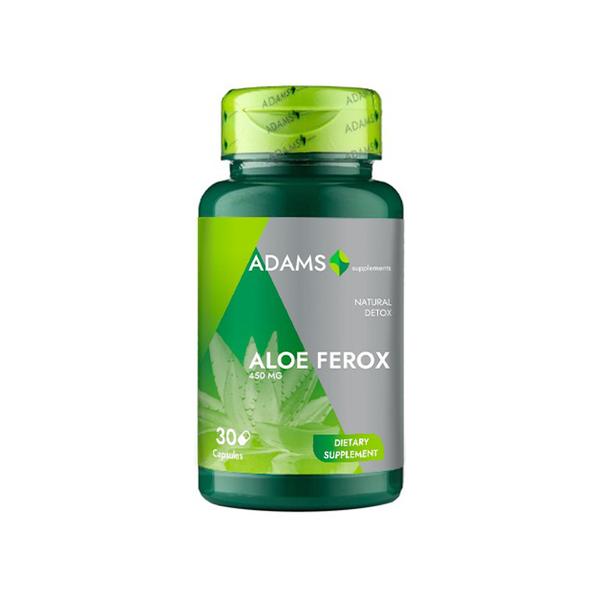 Aloe Ferox Adams Supplements 450 g, 30 capsule