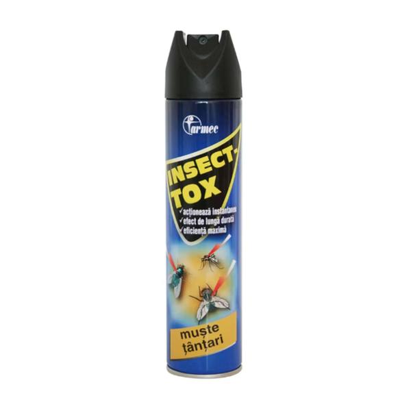 Insecticid Impotriva Mustelor si a Tantarilor Insect-Tox Farmec, 300 ml