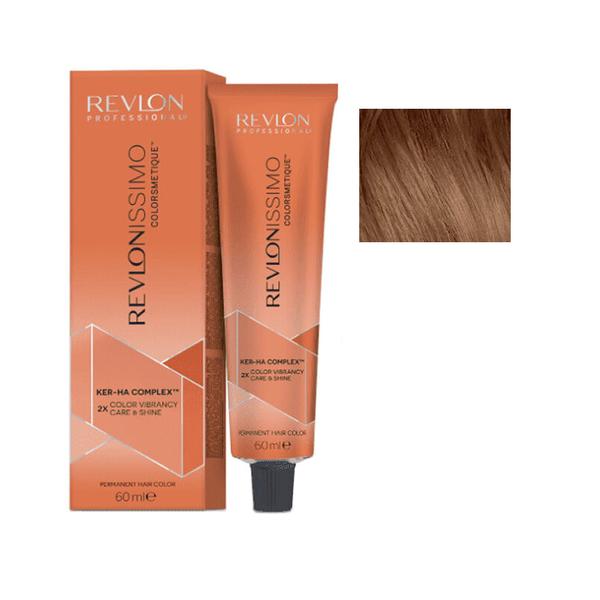 Vopsea Permanenta - Revlon Professional Revlonissimo Colorsmetique Ker-Ha Complex Permanent Hair Color, nuanta 6.4 Dark Copper Blonde, 60 ml