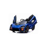 Masinuta electrica pentru copii, McLaren Senna albastra, cu telecomanda, 2 motoare, greutate maxima 30 kg, 5350