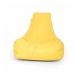 Fotoliu tip para, Big Bean Bag, textil umplut cu perle polistiren, galben