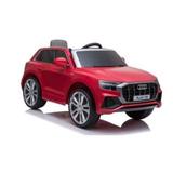 Masinuta electrica pentru copii, Audi Q8 rosie, cu telecomanda, 2 motoare, greutate maxima 30 kg, 5505