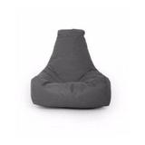 Fotoliu tip para, Big Bean Bag, textil umplut cu perle polistiren, gri