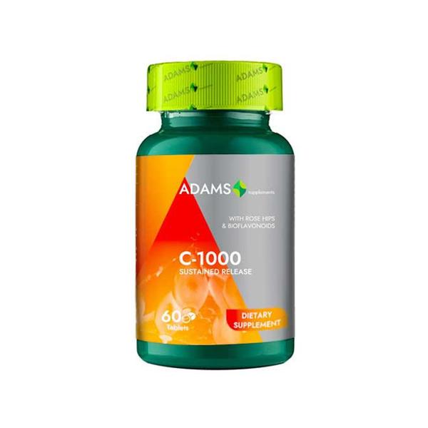 Vitamina C-1000 cu Macese Adams Supplements, 60 tablete