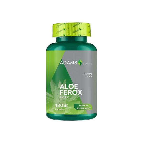 Aloe Ferox Adams Supplements 450 Mg, 180 capsule