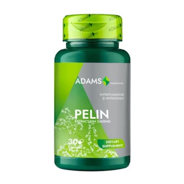 Extract de Pelin 2400 mg Adams Supplements Antiinflamator si Antioxidant, 30 capsule