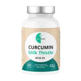 Curcumin Turmeric BCM-95 Milk Thistle Go-Keto, 60 capsule