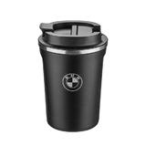 Cana termos, 350 ml, negru, metal, plastic, logo Bmw