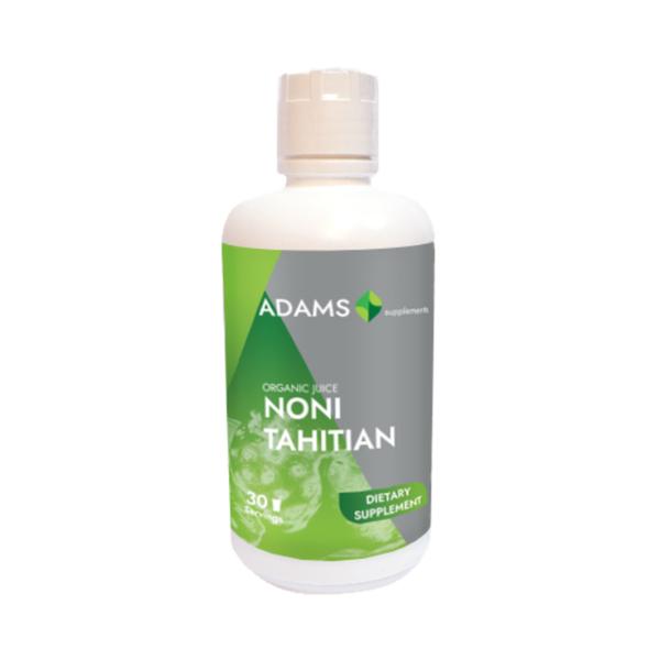 Suc Organic din Fructe de Noni Tahitian Adams Supplements, 946 ml
