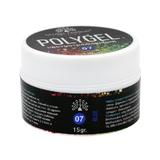 Polygel constructie unghii cu sclipici reflectorizant Disco Polygel 07, 15g