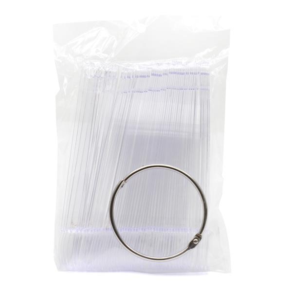 Tipsuri ovale pentru exersat cu inel transparent set 50