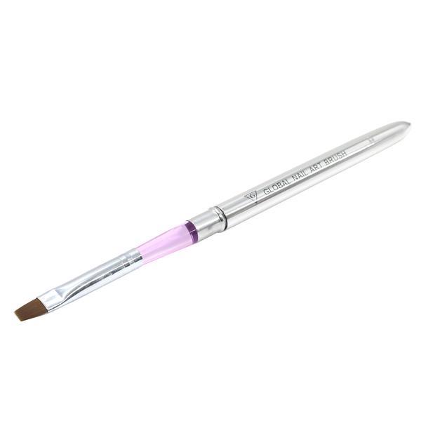 Pensula pentru unghii gel #6 cu varf drept