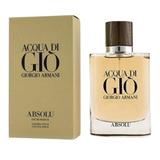 Apa de parfum pentru Barbati - Giorgio Armani Acqua Di Gio Absolu, 75ml