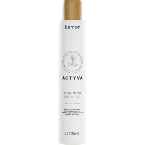 Sampon pentru Echilibrare Scalp Gras - Kemon Actyva Equilibrio Shampoo, 250 ml