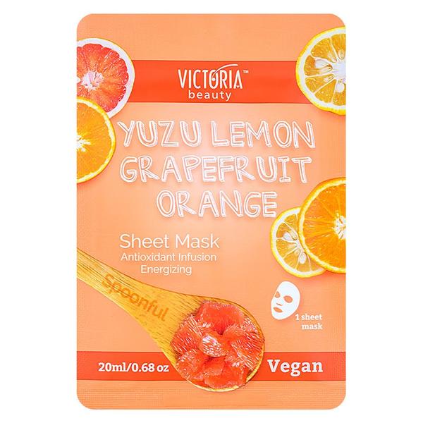 Masca de Fata Antioxidanta cu Lamaie Yuzu, Grapefruit si Portocala Victoria Beauty Camco, 20 ml image3