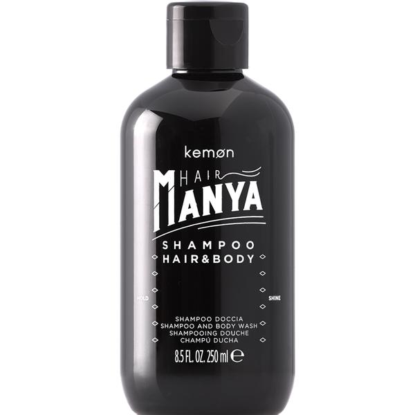 Sampon pentru par si corp - kemon hair manya shampoo hair   body, 250 ml
