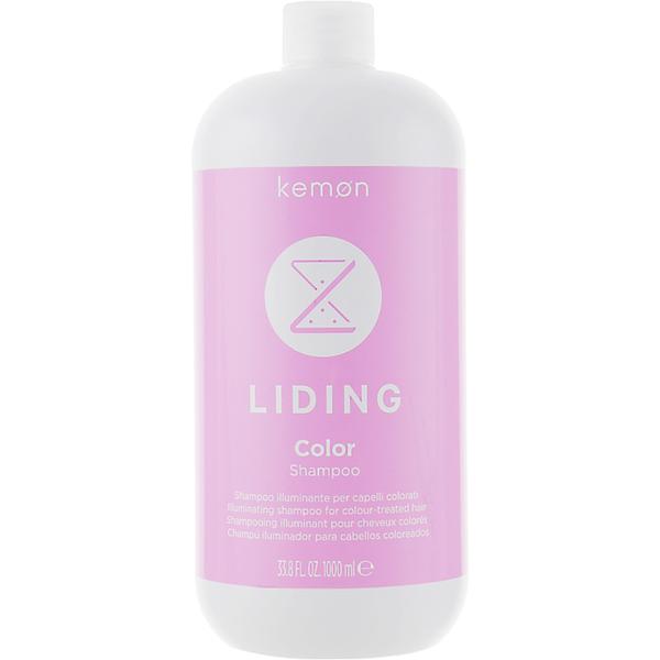 Sampon Iluminator pentru Parul Vopsit - Kemon Liding Color Shampoo, 1000 ml