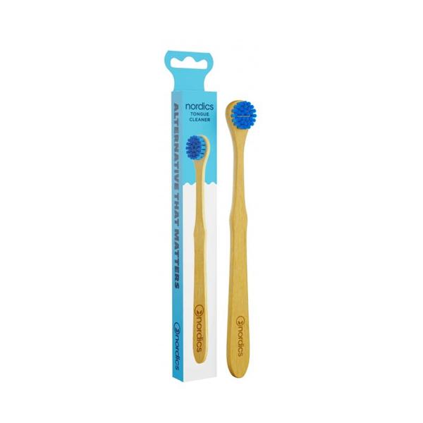 Periuta din Bambus pentru Curatat Limba Nordics - Tongue Cleaner, 1 buc