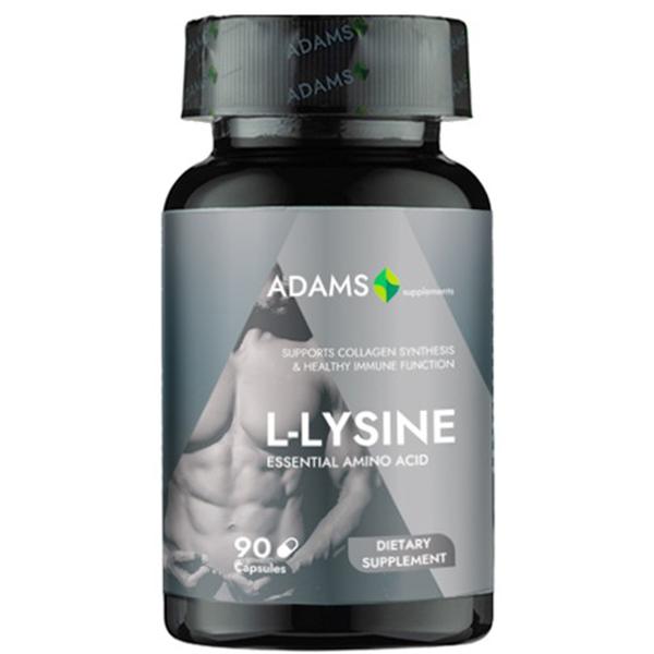 L-Lysine Adams Supplements Essential Amino Acid, 90 capsule