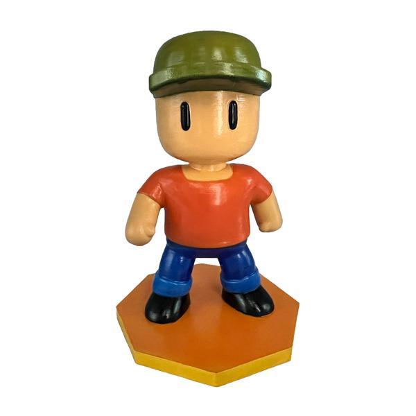 Figurina, stumble guys, printata 3d, 15 cm, pictata manual