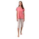 Pijama de dama, Vamp 18232, M Bumbac, Roz