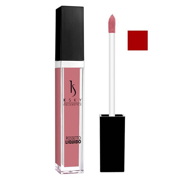 Ruj Lichid Mat Rezistent la Transfer K Sky Mareleva, Nuanta KS2 57 Red Kisses, 4 ml