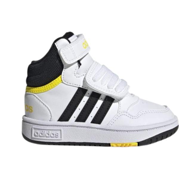Pantofi sport copii adidas hoops mid 3.0 ac gz1933, 25.5, alb