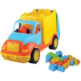 Camion pentru gunoi 48 cm cu 38 piese constructie Ucar Toys 
