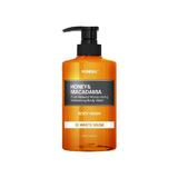 Gel de dus hidratant si revigorant cu miere si macadamia, White Musk, Kundal, 500 ml