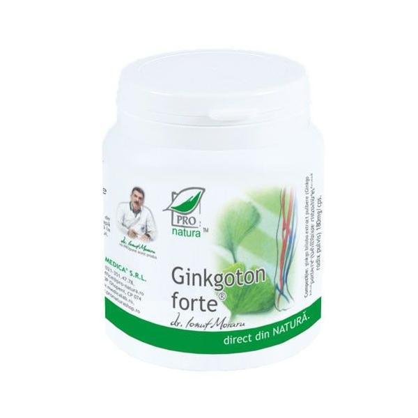 SHORT LIFE - Ginkgoton Forte Pro Natura Medica, 150 capsule
