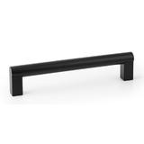 Maner pentru mobila Eto, finisaj negru mat/negru mat lacuit, L:174.6 mm