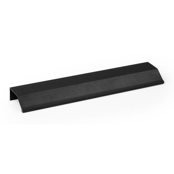 Maner pentru mobila wing, finisaj negru periat, l:200 mm