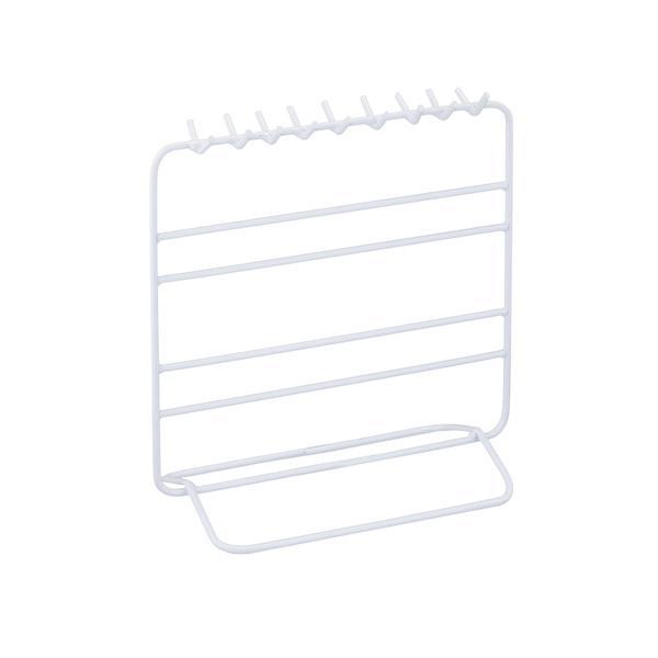 Organizator/suport pentru bijuterii, cercei, bratari, bijuterii, Alb, 20 x 10 x 21 cm