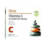 Vitamina C cu Pulpa din Macese Alevia, 30 comprimate masticabile
