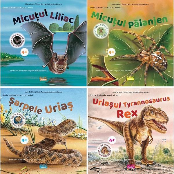 Pachet 4 carti: Seria Animale mari si mici - Nuria Roca, Alejandro Algarra, editura Ars Libri