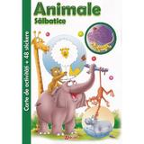 Carte de activitati cu 48 stickere: Animale salbatice, editura Unicart