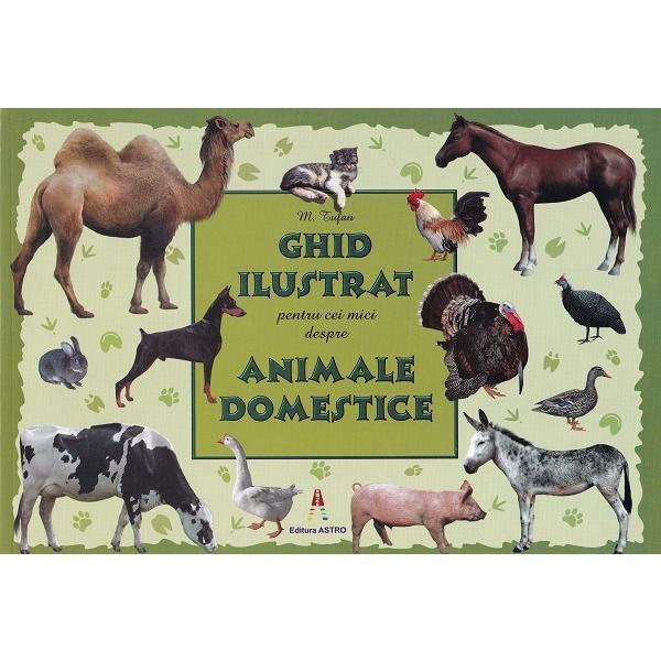 Ghid ilustrat pentru cei mici despre animale domestice - M. Tufan, editura Astro