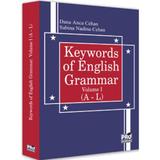 Keywords of English Grammar Vol.1 A-L - Dana Anca Cehan, Sabina Nadina Cehan, editura Pro Universitaria