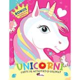 Unicorni. Carte de colorat cu activitati, editura Aramis