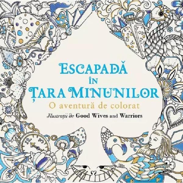 Escapada in Tara Minunilor. O aventura de colorat, editura Grupul Editorial Art