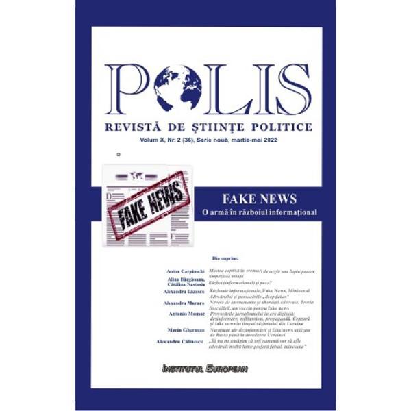 Institutul European Polis Vol.10 Nr.2 (36) Serie noua martie-mai 2022…