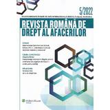 Revista Romana de drept al afacerilor Nr.5/2022, editura Wolters Kluwer