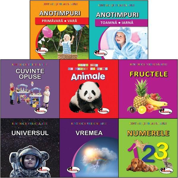 Pachet 1: 8 carti. Sunt mic si vreau sa aflu, editura Aramis