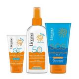 Set Cadou Protectie SPF Copii ( Lapte protectie solara pentru copii 150ml, Crema de fata copii SPF50 50ml, Balsam Calmant dupa plaja SOS, 150ml)  