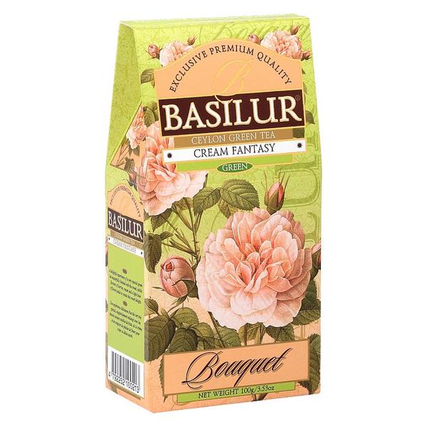 Ceai Verde de Ceylon Basilur Ceylon Green Tea Cream Fantasy, 100 g
