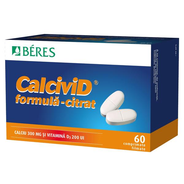 CalciviD Formula-Citrat Beres, 60 comprimate