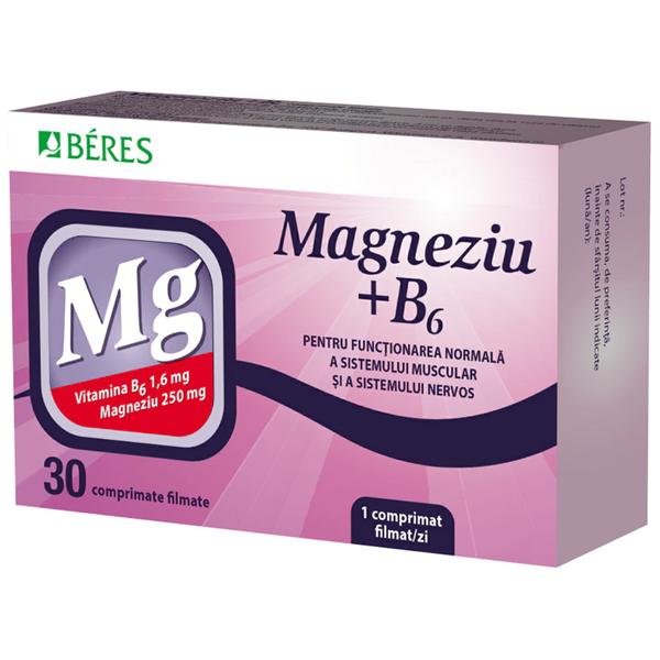 Magneziu + B6 - Beres, 30 comprimate
